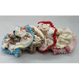 Fashion Alley Hair Scrunchies For Women [Pack Of 12]