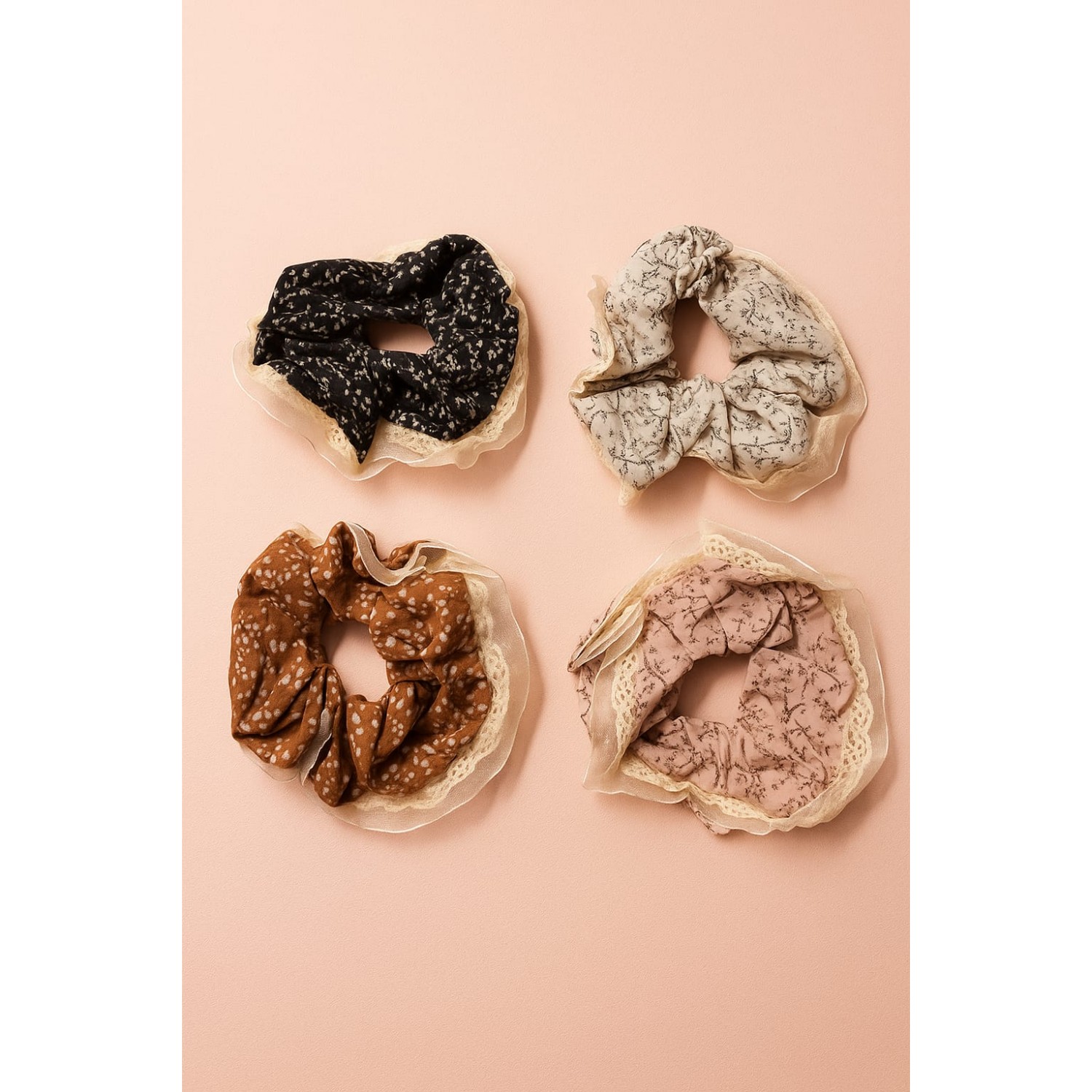 Fashion Alley Hair Scrunchies For Women Pack Of 12 Pc