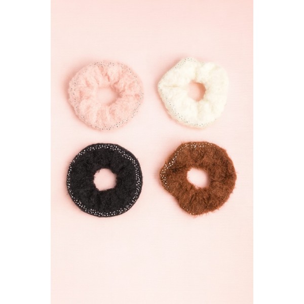 Fashion Alley Hair Scrunchies For Women Pack Of 12 Pc