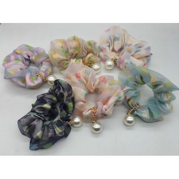 Fashion Alley Hair Scrunchies For Women [Pack Of 12]