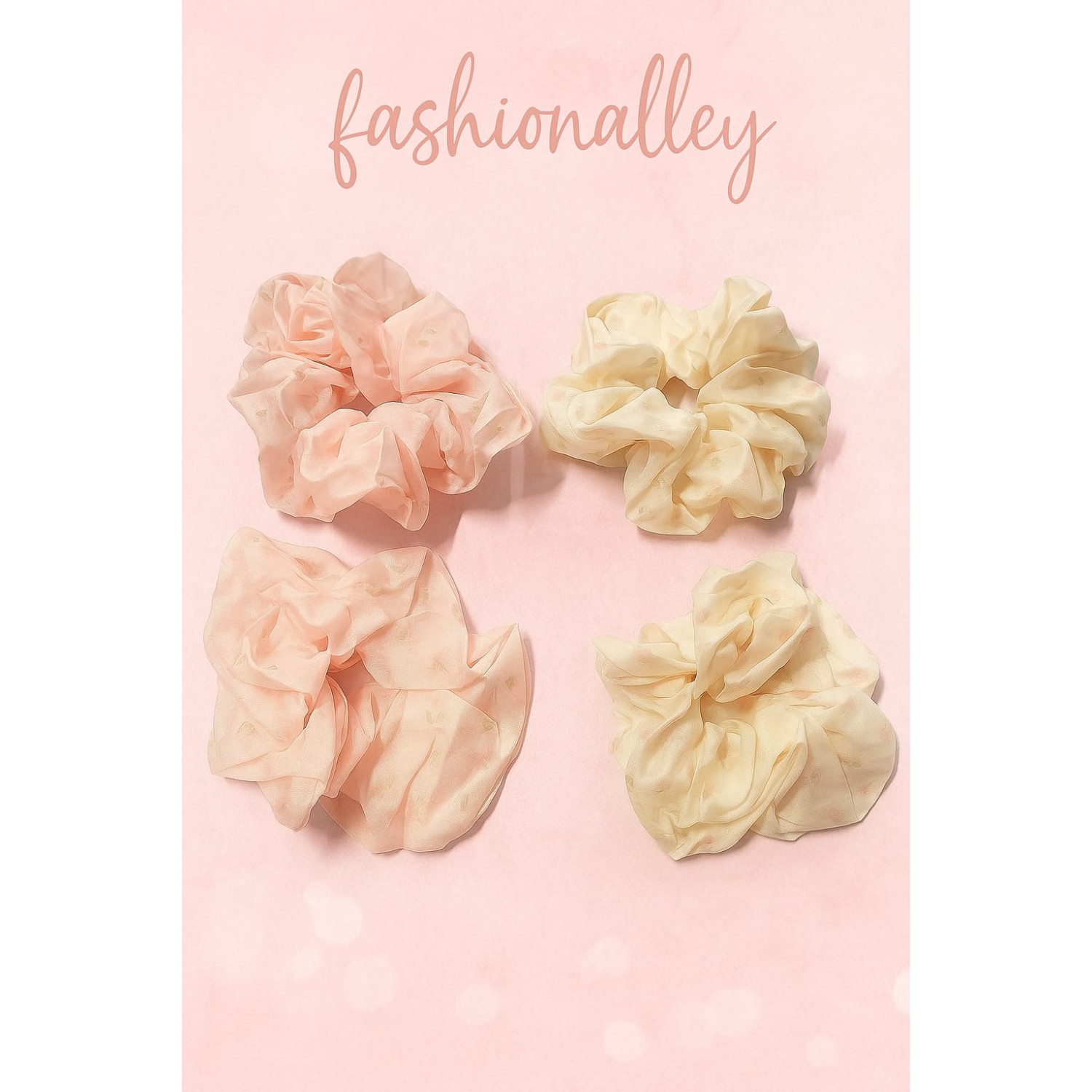 Fashion Alley Hair Scrunchies For Women Pack Of 12 Pc Fashion Alley Hair Scrunchies For Women Pack Of 12 Pc