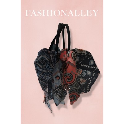 Fashion Alley Hair Tail Scrunchies For Women Pack Of 12 Pc