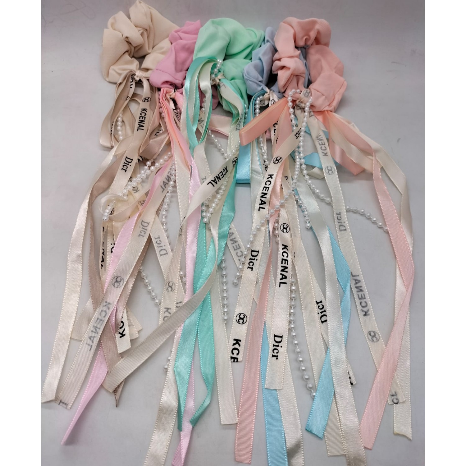 Fashion Alley Scrunchies Rubber Band For Women [Pack Of 12]