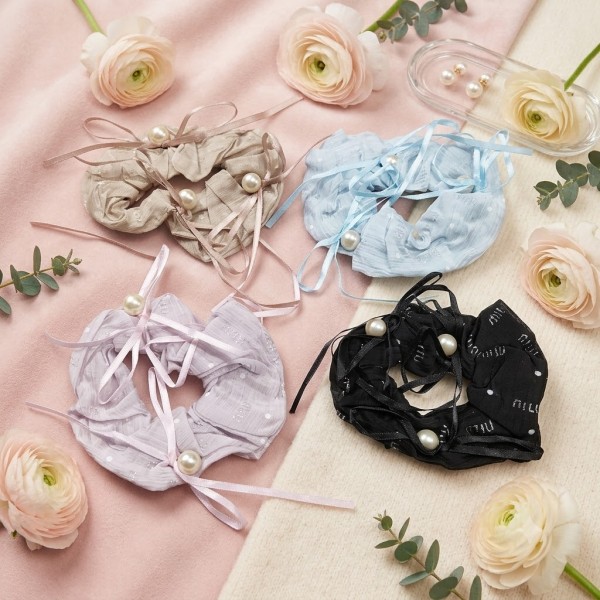 Fashion Alley Hair Scrunchie For Women Pack Of 12