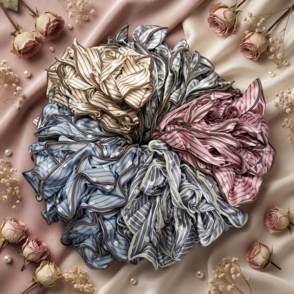Fashion Alley Hair Scrunchie For Women Pack Of 100 Pc Fashion Alley Hair Scrunchie For Women Pack Of 100 Pc
