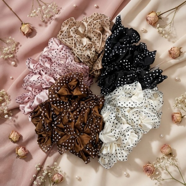 Fashion Alley Hair Scrunchie For Women Pack Of 100 Pc
