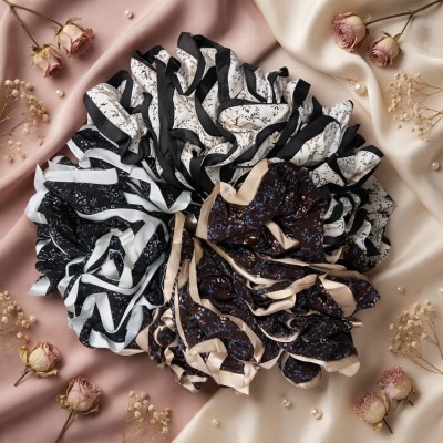 Fashion Alley Hair Scrunchie For Women Pack Of 100 Pc