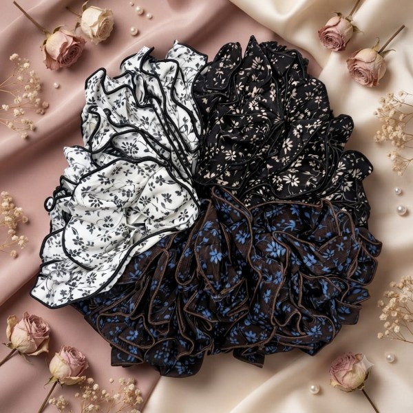 Fashion Alley Hair Scrunchie For Women Pack Of 100 Pc