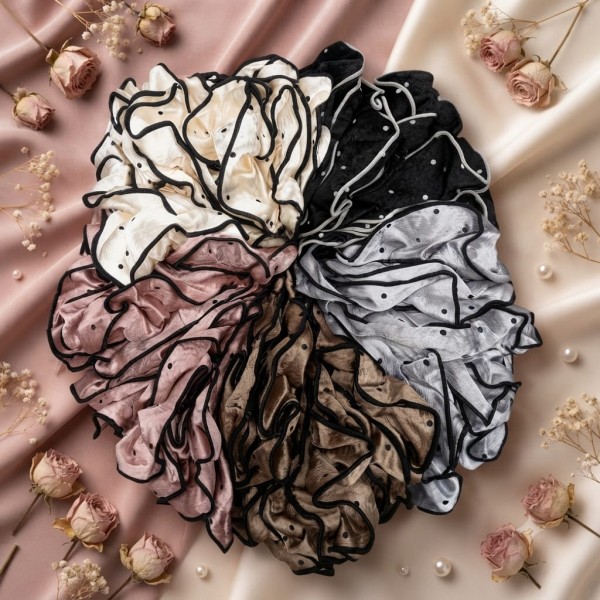 Fashion Alley Hair Scrunchie For Women Pack Of 100 Pc
