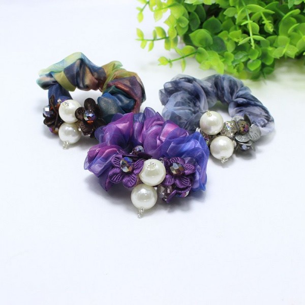 Fashion Alley Hair Scrunchies Rubber Band For Women [Pack Of 20]