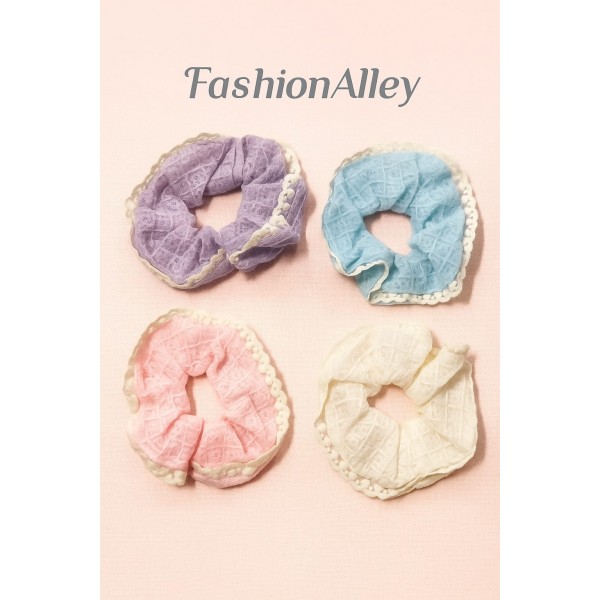 Fashion Alley Hair Scrunchies For Women Pack Of 12 Pc