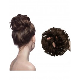 Fashion Alley Matt Hair Scrunchies For Women [Pack Of 12]