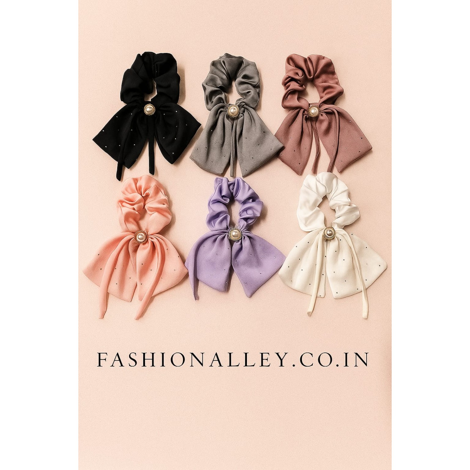 Fashion Alley Scrunchies Rubber Band For Women Pack Of 12 Fashion Alley Scrunchies Rubber Band For Women Pack Of 12
