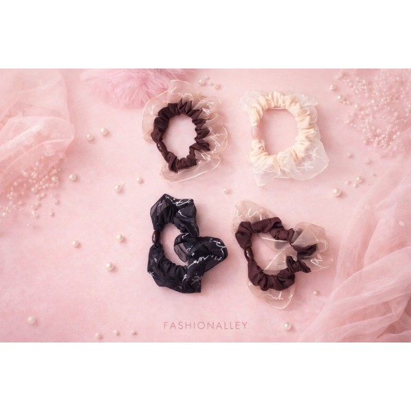 Fashion Alley Hair Scrunchies For Women Pack Of 12 Pc