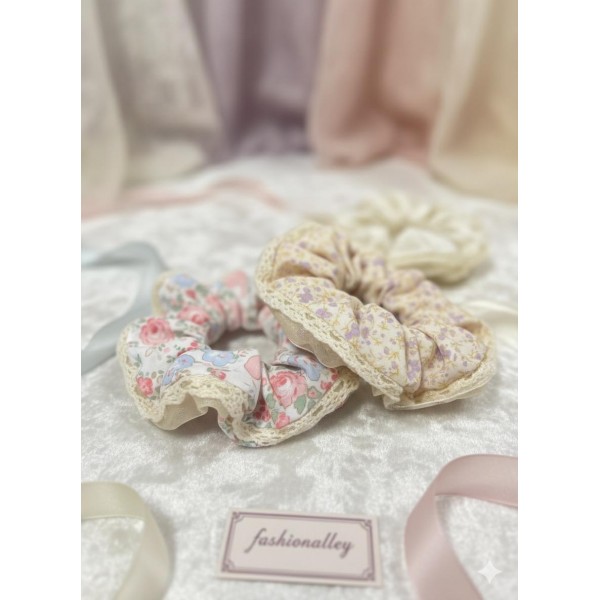 Fashion Alley Hair Scrunchies For Women Pack Of 12 Pc