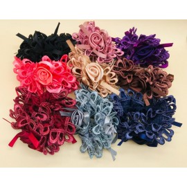 Fashion Alley Scrunchies For Women [Pack Of 12]