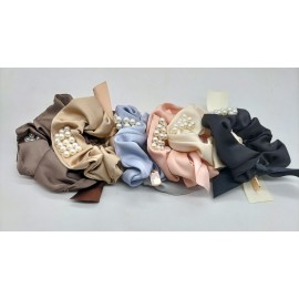 Fashion Alley Hair Scrunchies For Women [Pack Of 12]