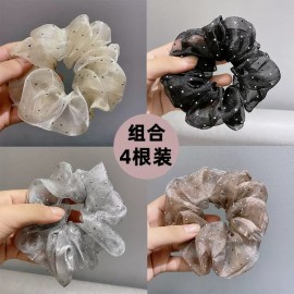 Fashion Alley Hair Scrunchies For Women [Pack Of 12]