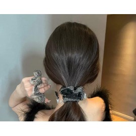 Fashion Alley Korean Hair Scrunchies For Women [Pack Of 12]