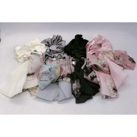 Fashion Alley Hair Scrunchies Rubber Band For Women Pack Of 12