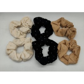 Fashion Alley Hair Scrunchies For Women [Pack Of 12]