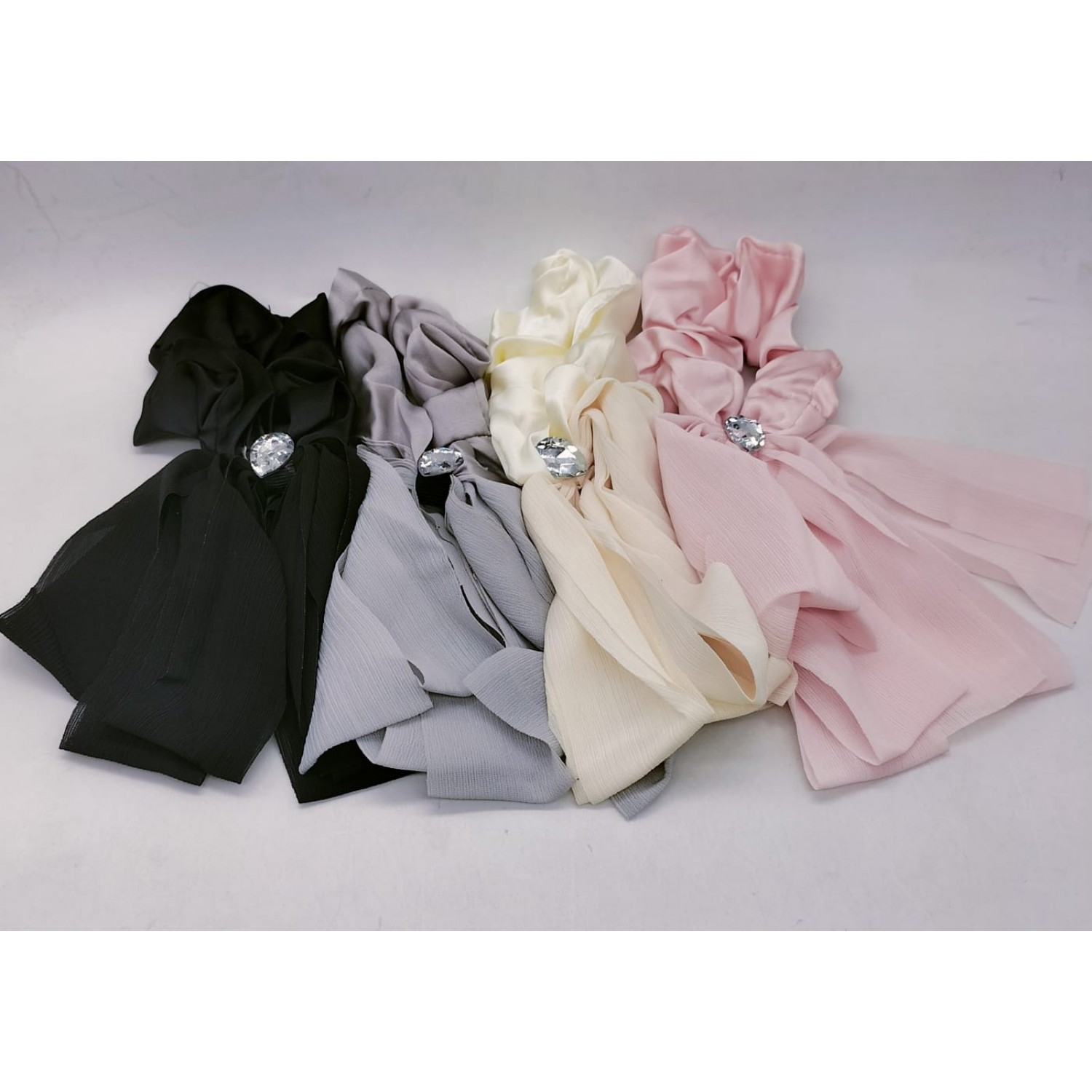 Fashion Alley Hair Scrunchies Rubber Band For Women Pack Of 12 Fashion Alley Hair Scrunchies Rubber Band For Women Pack Of 12