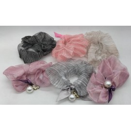 Fashion Alley Hair Scrunchies For Women [Pack Of 12]