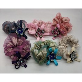 Fashion Alley Women Scrunchies [Pack Of 12] 