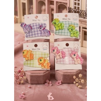 Cute Cartoon Hours Design Tic Tac Hair Pin For Kids of 20 Pc