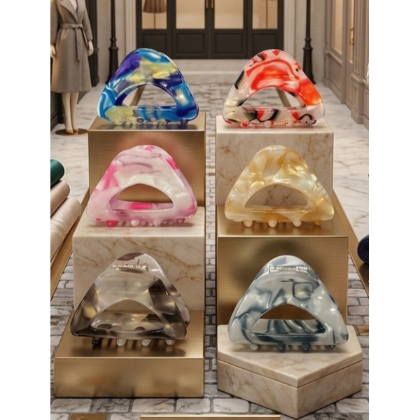 Fashion Alley 4 Cm Hair Claw For Women Pack Of 12 Pc