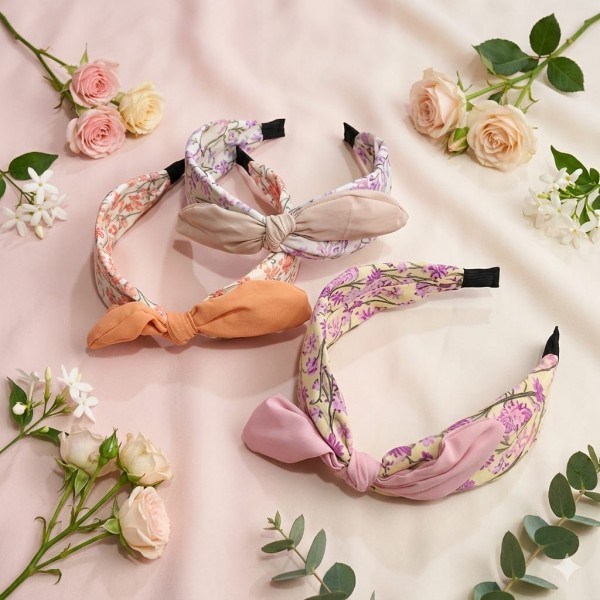 Fashion Alley Assorted Design Hair Band {Pack Of 12}