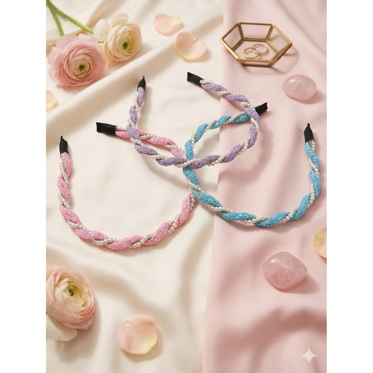 Fashion Alley hair bands for women pack of 12 Fashion Alley hair bands for women pack of 12