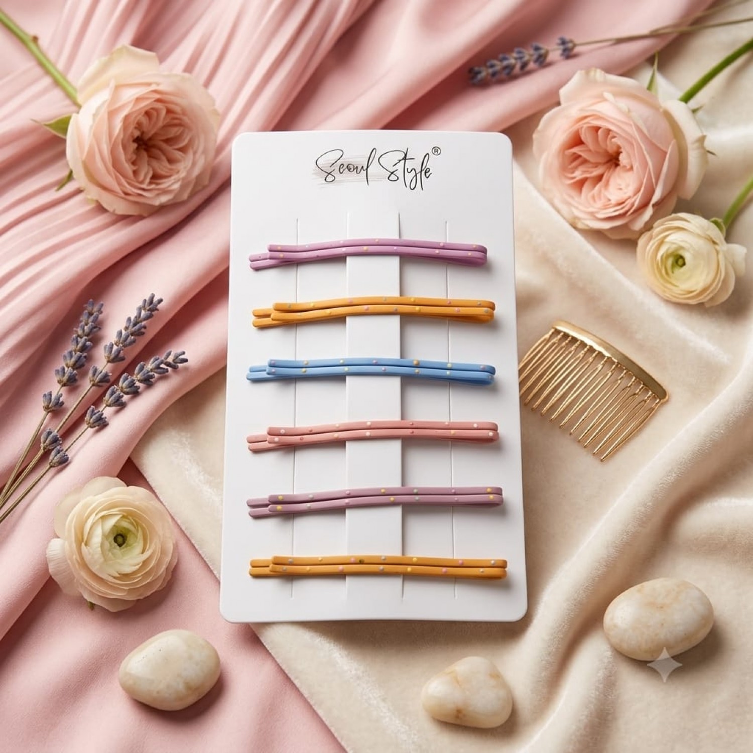 Fashion Alley Hair Pin For Kids Pack Of 12 cards Fashion Alley Hair Pin For Kids Pack Of 12 cards
