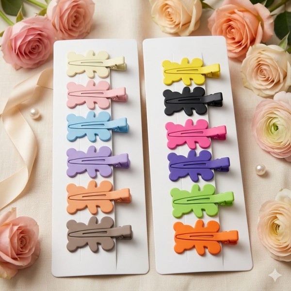 Fashion Alley hair Pins for women card of 12