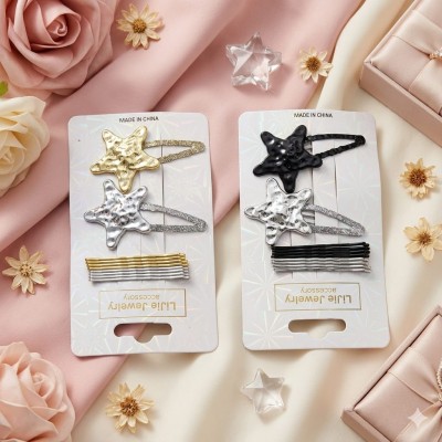 Fashion Alley hair tik tac pins for women card of 12