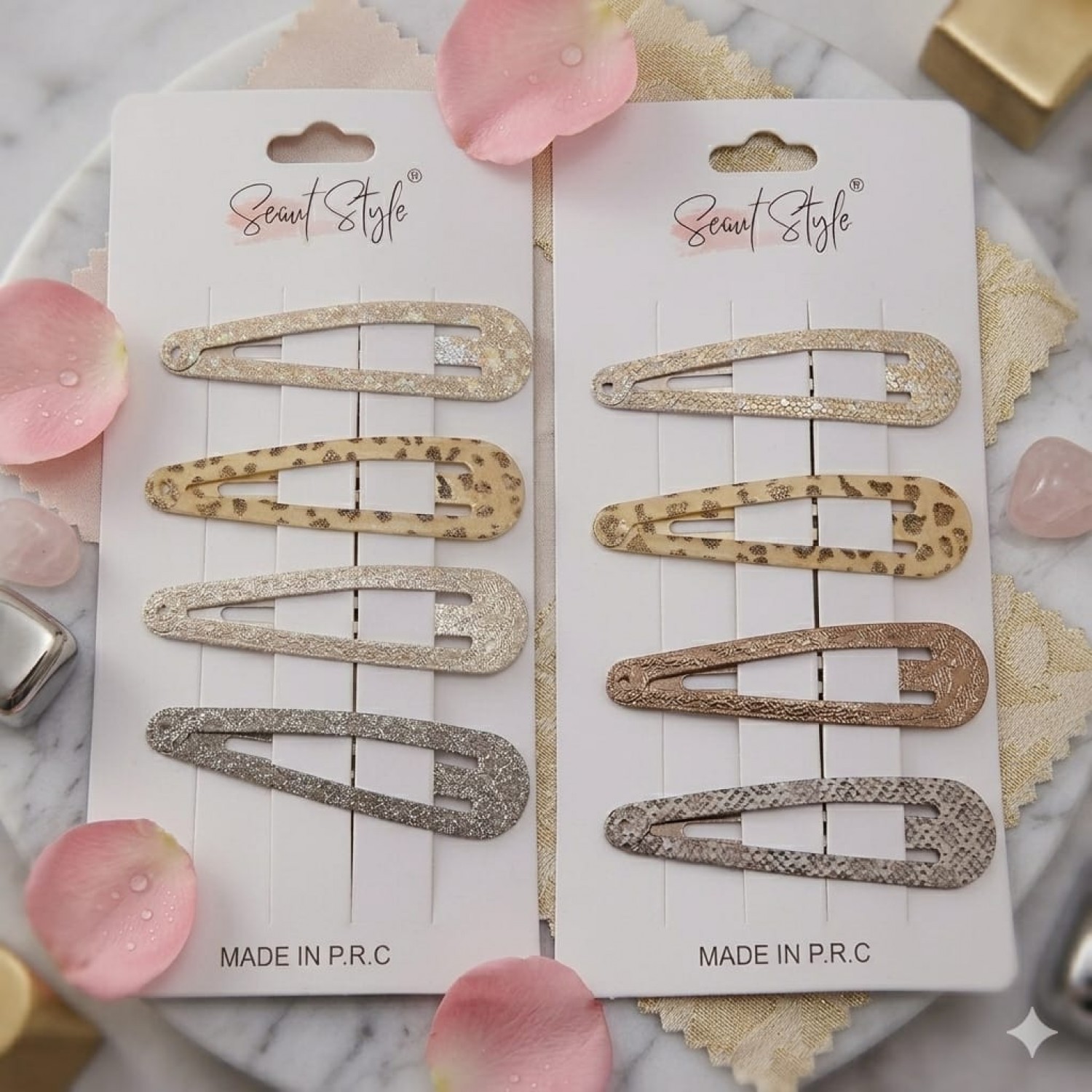 Fashion Alley Tic Tac Hair Pin For Kids Pack Of 12 Cards