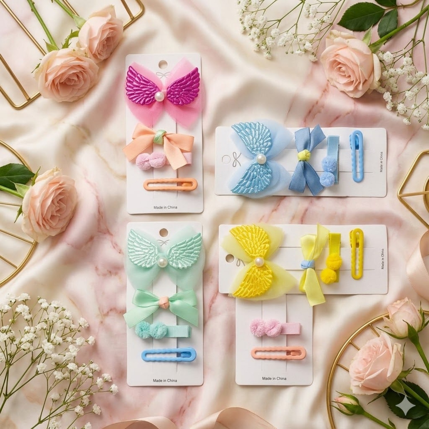 Fashion Alley Kids Hair Pin Pack Of 12 Cards