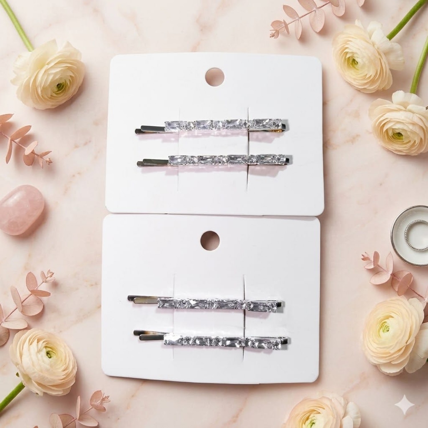 Fashion Alley Crystal Hair pin For Women Pack Of 12 Pair Fashion Alley Crystal Hair pin For Women Pack Of 12 Pair