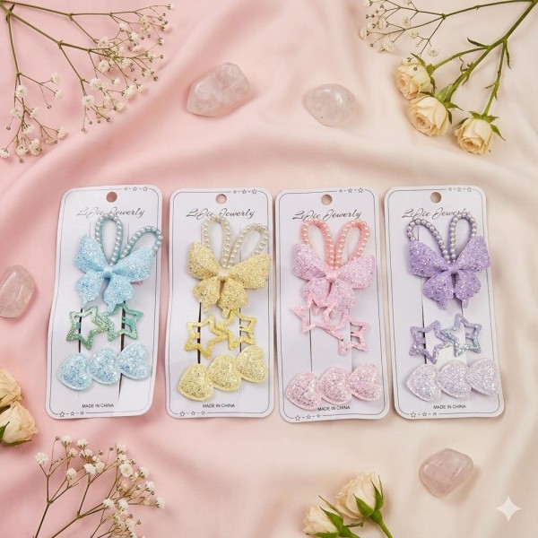 Fashion Alley Hair Pin For Kids Pack Of 12 Card 