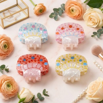 Fashion Alley 7Cm Hair Claw for women Pack of 12