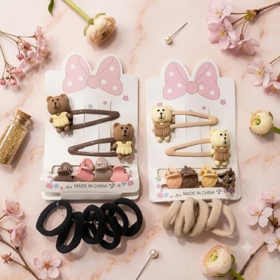 Fashion Alley hair pins combo for kids pack of 12
