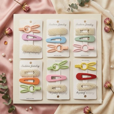 Fashion Alley Kids Hair Pin Pack Of 12 Cards