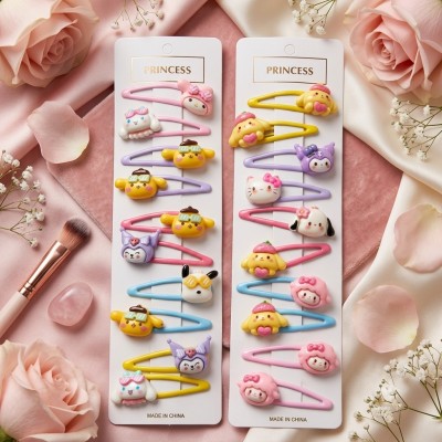 Fashion Alley Tic Tac Hair Pin For Kids card Of 10 