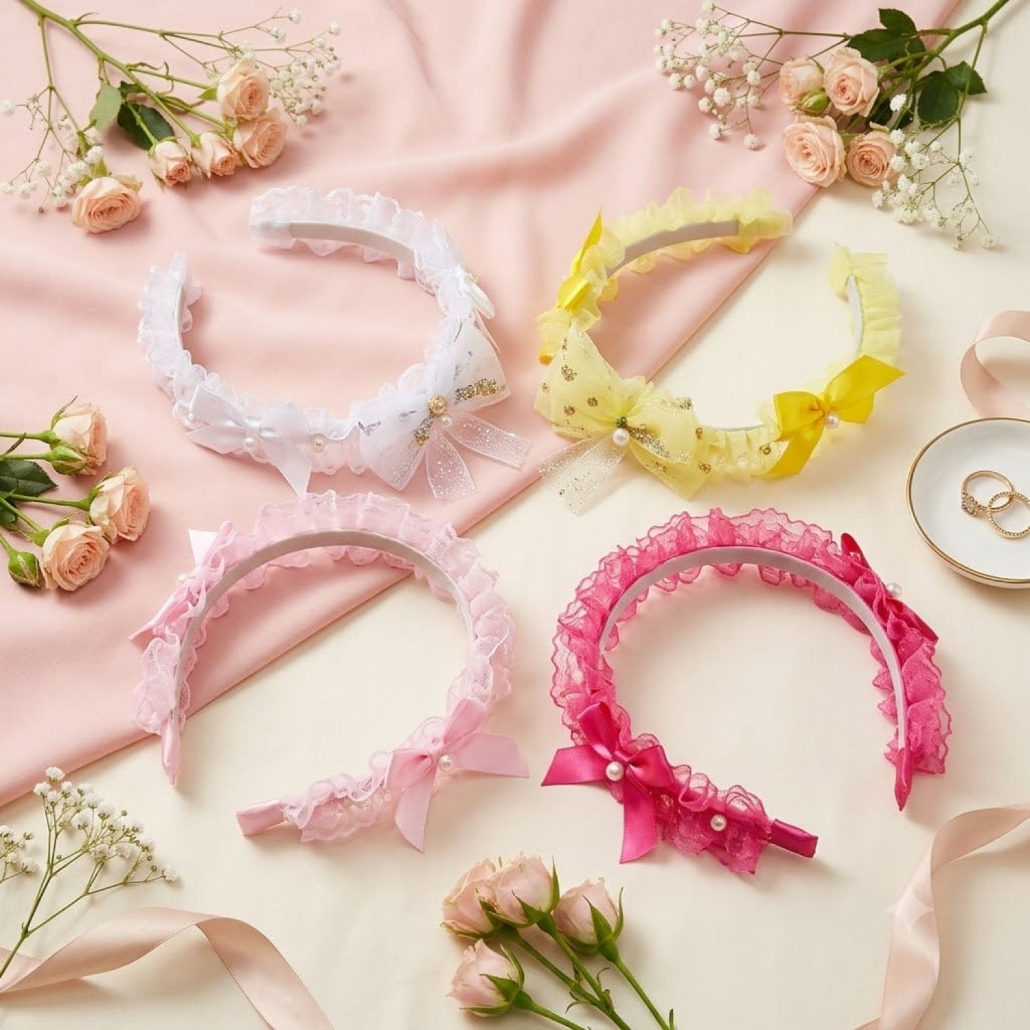 Fashion Alley hair bands for kids pack of 12