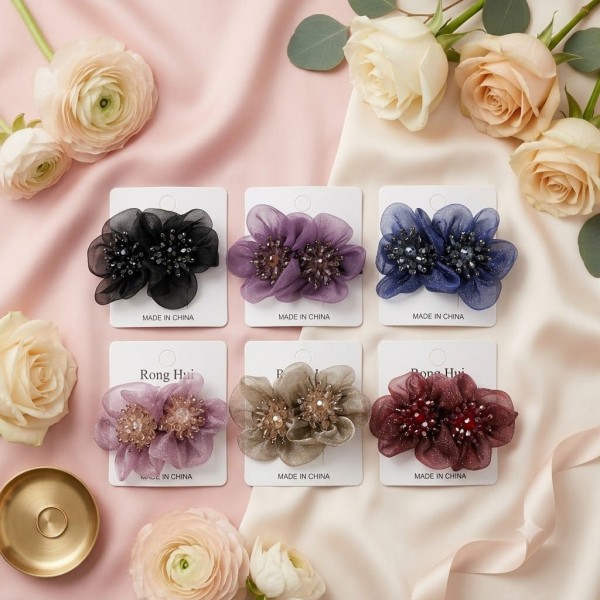 Fashion Alley Korean Hair Pin For Women Pack Of 12 Pc