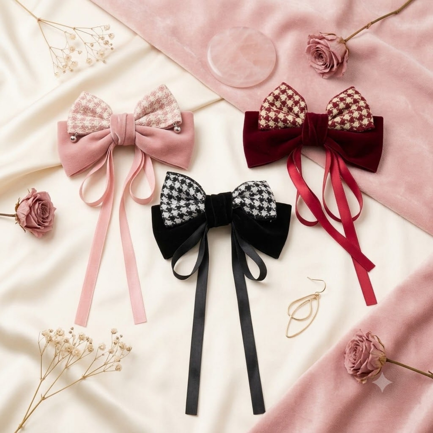 Fashion Alley Bow Hair Pin For Women Pack Of 20 Pc