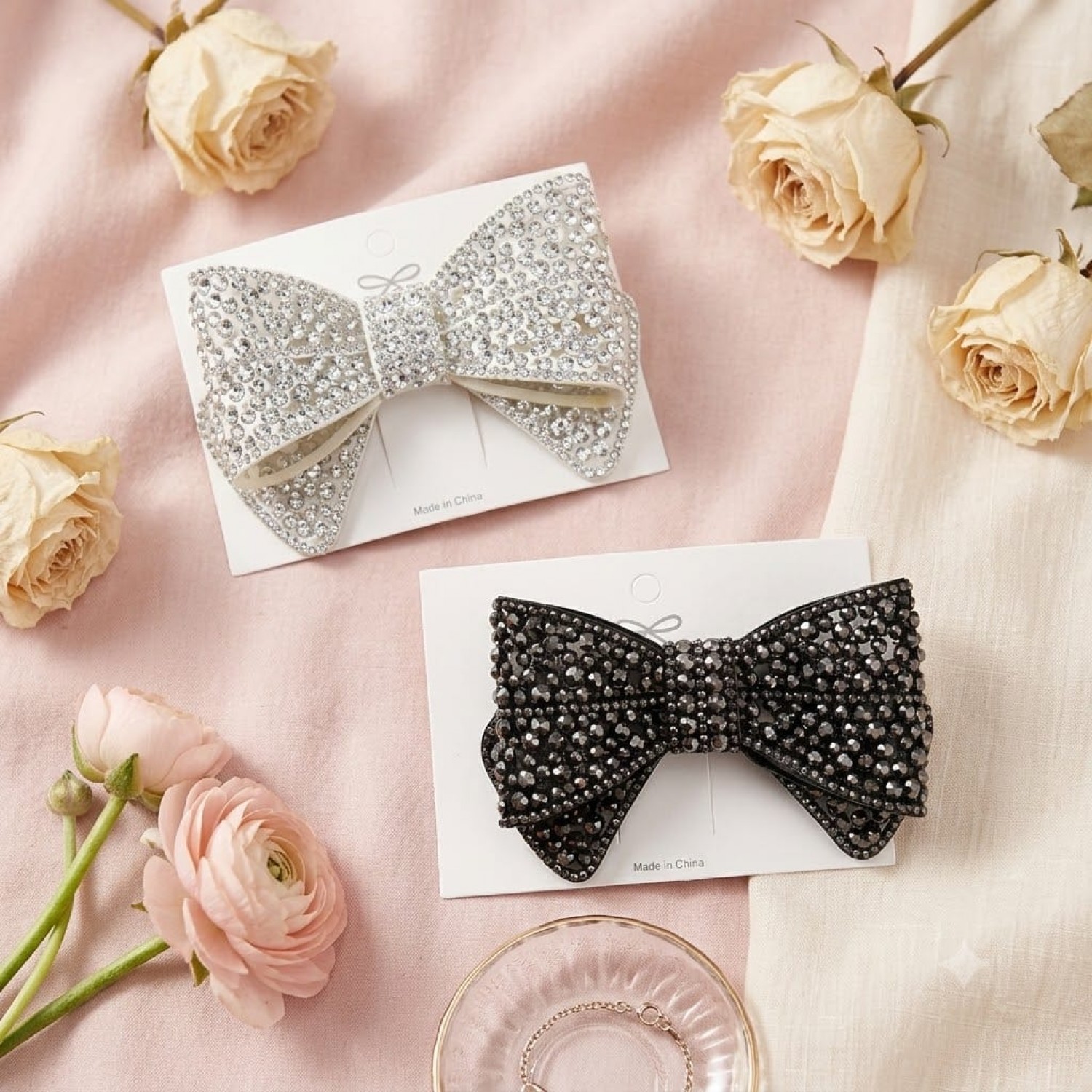 Fashion Alley Party Wear Bow Pin For Women Pack Of 12 Fashion Alley Party Wear Bow Pin For Women Pack Of 12