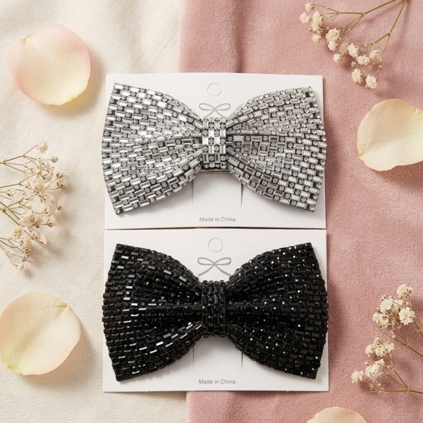 Fashion Alley Party Wear Bow Pin For Women Pack Of 12