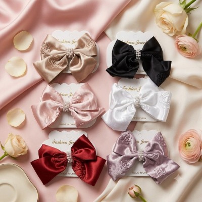 Fashion Alley Bow Hair Pin For Women Pack Of 12 Pc