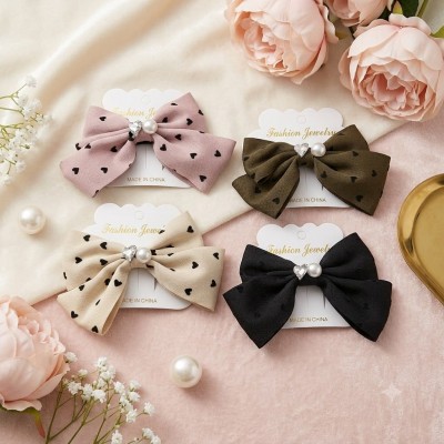 Fashion Alley Bow Hair Pin For Women Pack Of 12 Pc